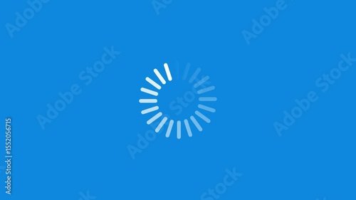 Loading icon animation. Wheel loading concept icon. Rounding Loading Circle Icon Animation on color Background.