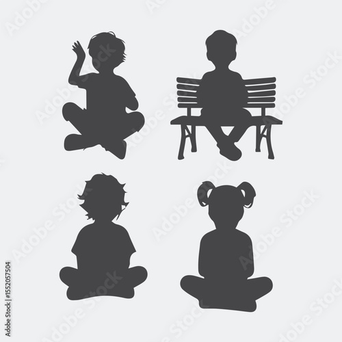 children reading a book