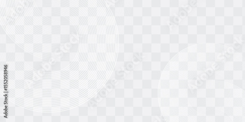 Abstract white glowing geometric lines on gray background. Modern shiny blue circle lines pattern. Futuristic technology concept.