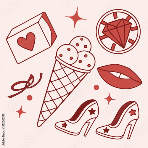 A Collection of Vibrant, Playful, and Seductive Illustrations