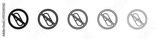 no capsule icon simple vector outline logo