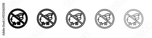 no sheep icon simple vector outline logo