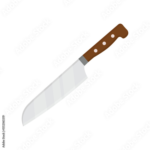 Knife vector in white background