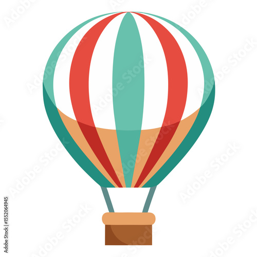 hot air balloon vector illustration