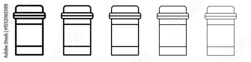 painkiller icon simple vector outline logo