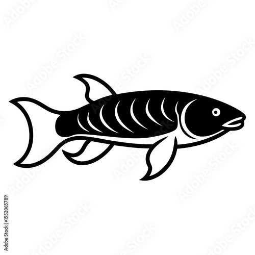 illustration of a marine fish, ideal for themes of sea life, fishing, or underwater nature