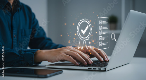 Quality Assurance and Compliance on Laptop