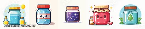 vector of a jar of jam