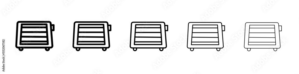 room heater icon simple vector outline logo room heater icon simple vector outline logo