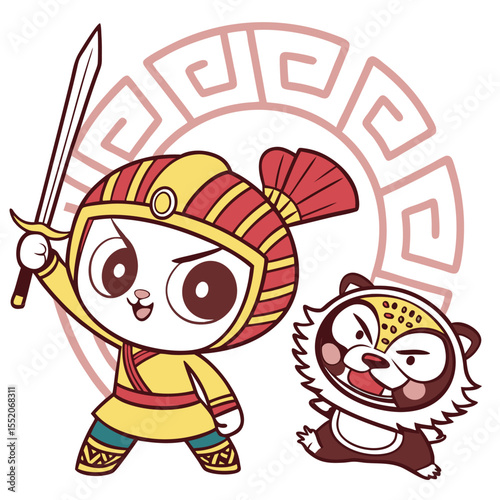Traditional and Modern Japan Clipart