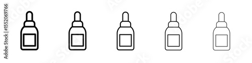serum icon simple vector outline logo