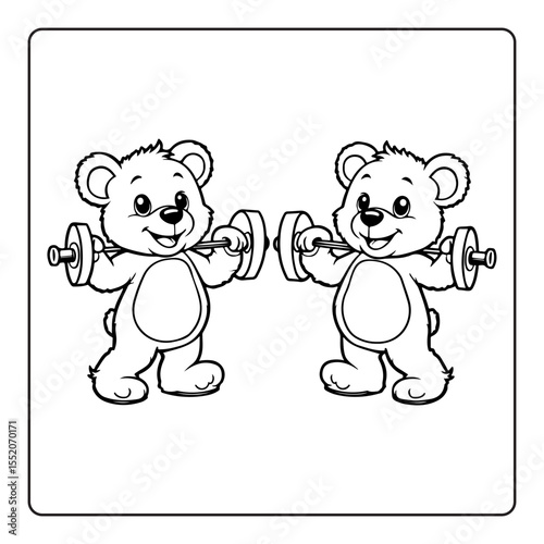 hand drawn illustration of a coloring page