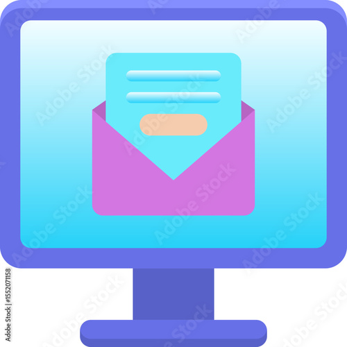 Email Icon – Simple and Modern Vector Symbol Representing Electronic Mail for UI, Apps, and Websites

