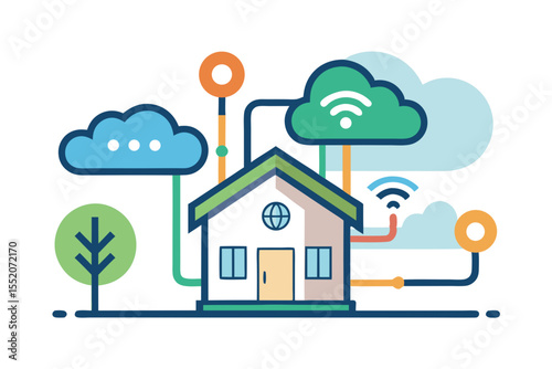 eco home solar sensor icon