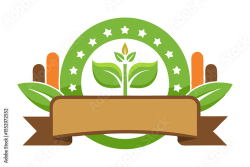 certification badge eco organic friendly