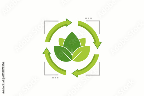 recyclable product circular arrow mark