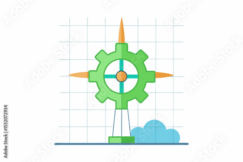 wind turbine gear minimal grid