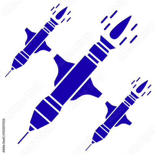 illustration of rocket bomb missile image