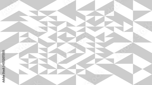 a black and white photo of a quilting pattern composed of a variety of shapes and colors.