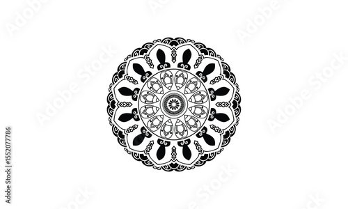 Vector ornamental luxury mandala pattern background with royal fully editable high quality