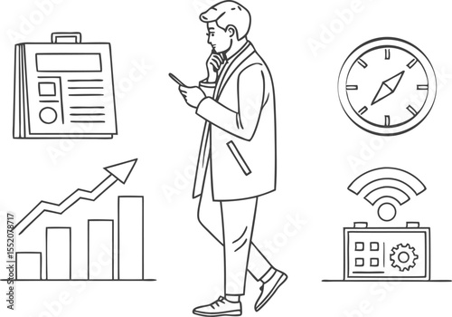 a set corporate, education, medical etc vector icon