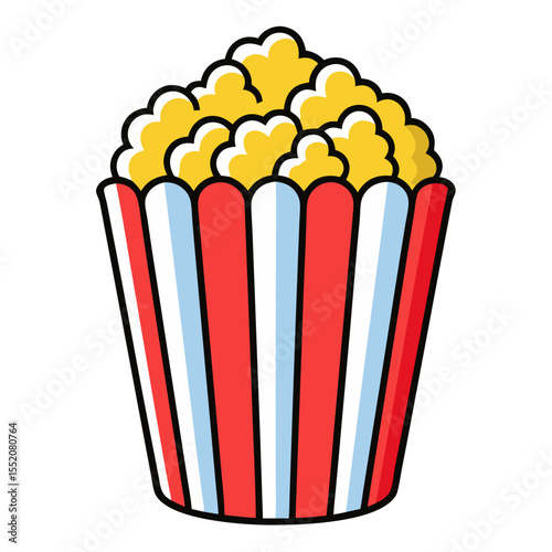 popcorn in a basket icon