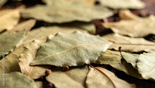 Dried bay leaves