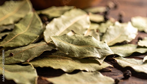 Dried bay leaves