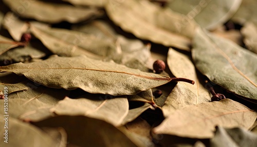 Dried bay leaves