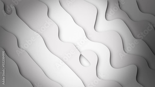 Seamless white abstract background with a subtle geometric wave pattern, perfect for modern design and decoration