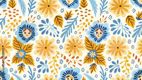 Wallpaper Mural Elegant Elfin Figures Curl Inside Giant - Seamless Animal Print Vector Torontodigital.ca