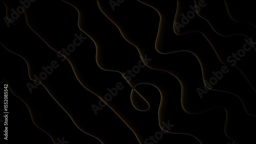 Abstract black and white background with flowing wave patterns and soft, glowing light texture