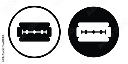 Razor blade icon design