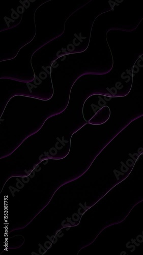 Abstract flowing black and white background with a silky light wave texture