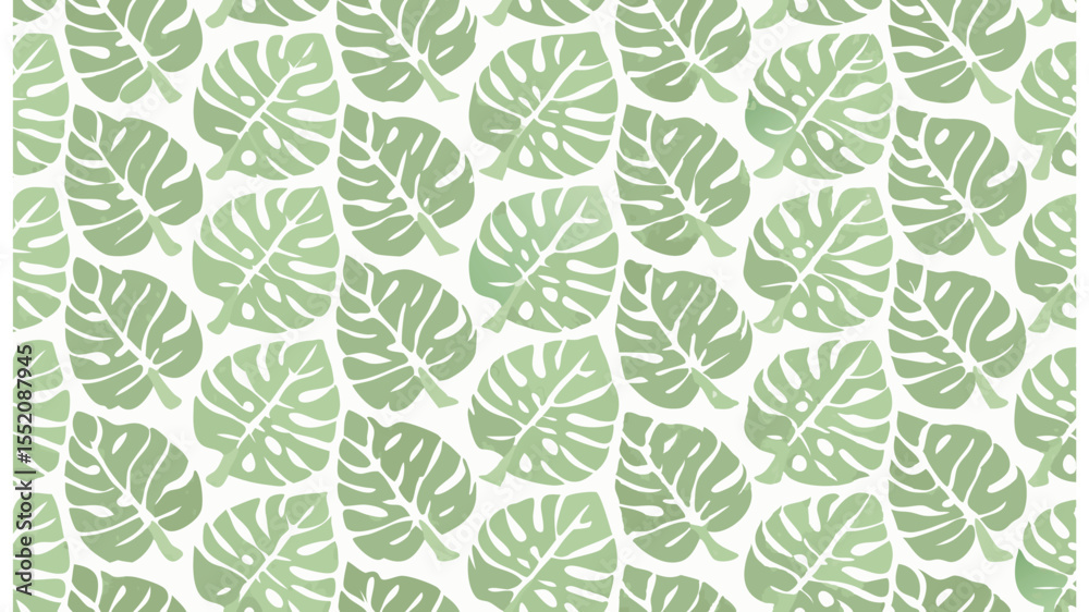 Fototapeta premium seamless background with leaves