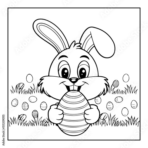happy easter day coloring pages