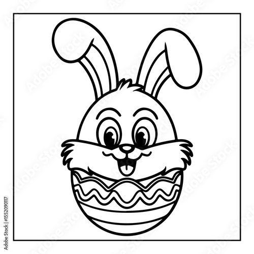happy easter day coloring pages