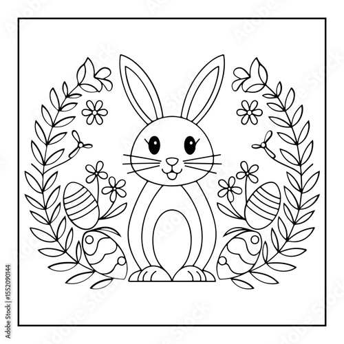 happy easter day coloring pages