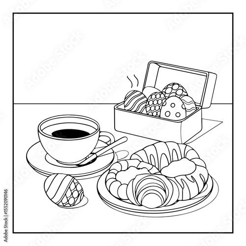 happy easter day coloring pages