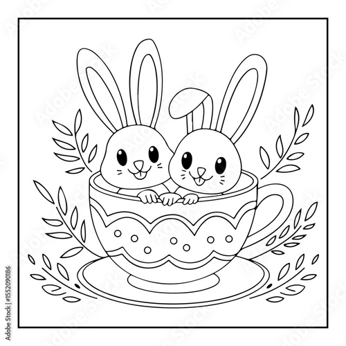 happy easter day coloring pages