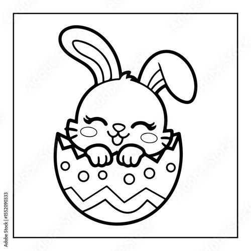 happy easter day coloring pages