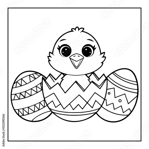 happy easter day coloring pages