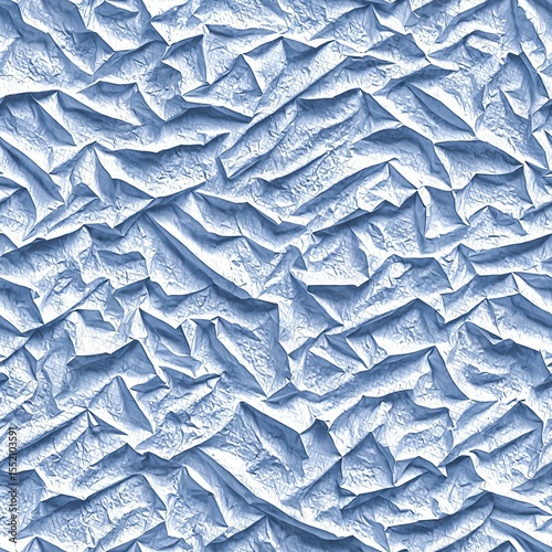 Crumpled white paper texture background, design minimalism