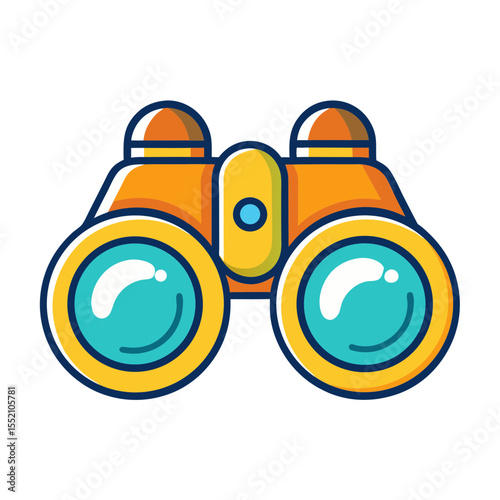 Brightly colored binoculars for exploration and discovery