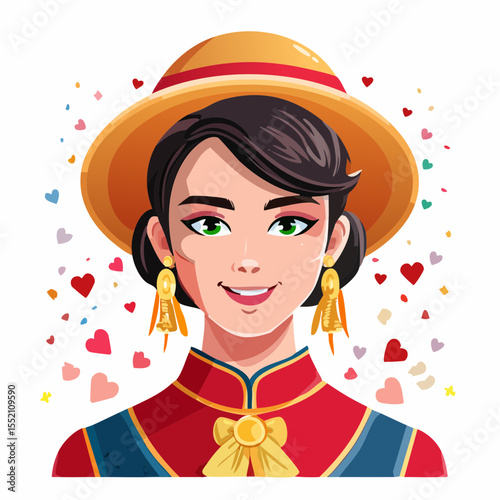 girl with a gift