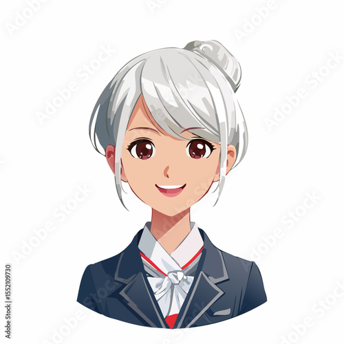 stewardess in uniform