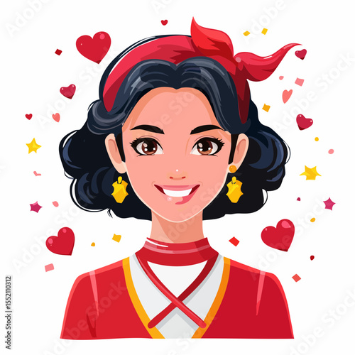 girl in red