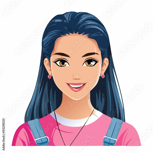 girl with a scarf