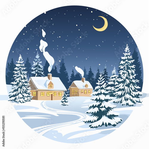 santa claus and christmas tree