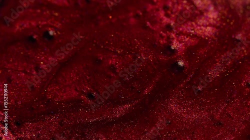 Red glitter texture with swirling pattern horizontal